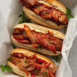 Sausage and Peppers Sandwich