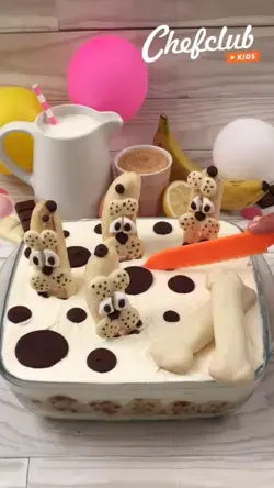 101 Dalmatians à la Banana Tiramisu