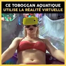 Ce toboggan aquatique propose une expérience de réalité virtuelle