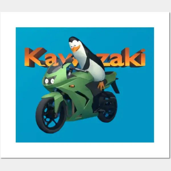 Kawazaki T-shirt Wall And Art Print