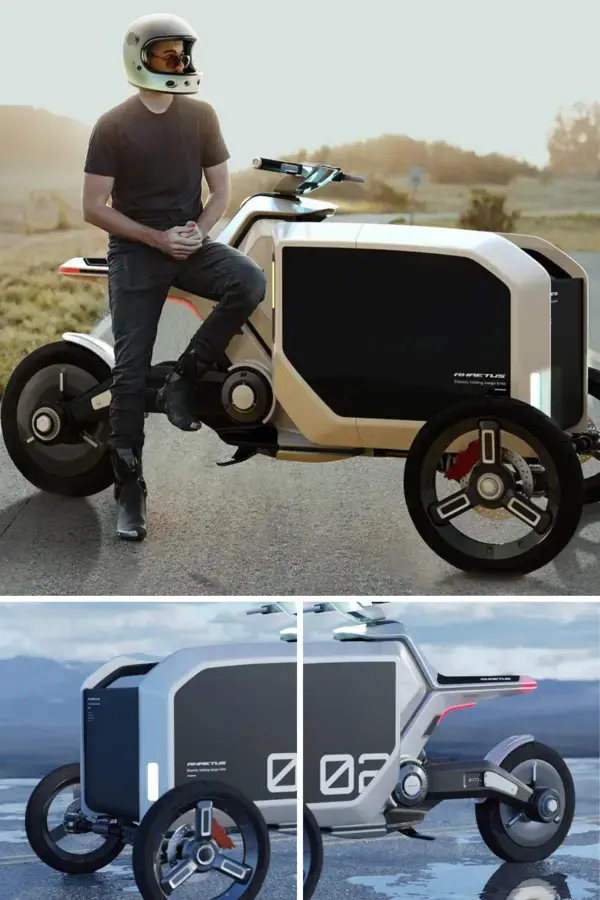 THIS SHAPE-SHIFTING CARGO TRIKE MORPHS INTO TRENDY URBAN BIKE WITH THE PUSH OF A BUTTON