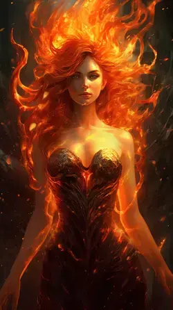 Goddess of Fire | AI Generative Art