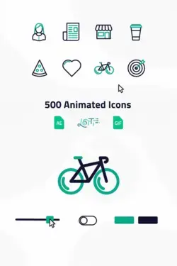 500 Animated Icons 