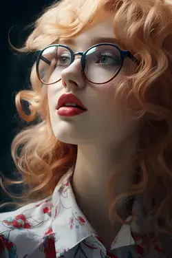 Fashion glasses concept. By AI