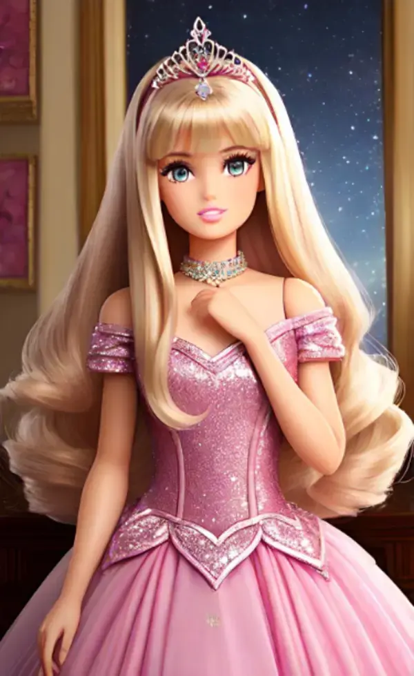 A young beautiful girl Barbie