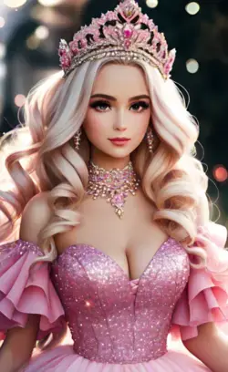 A young beautiful girl Barbie