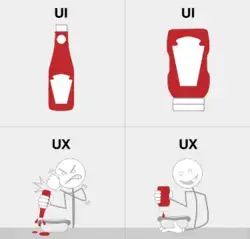 UI vs. UX Design Explained in a Meme