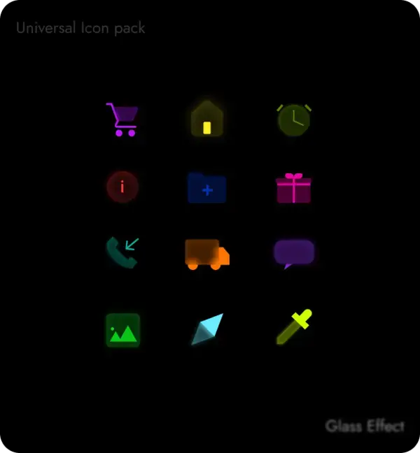 GLOSSY ICON PACK