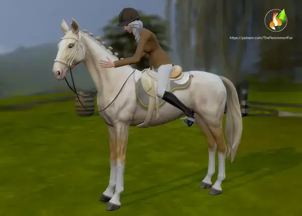 Sims 4 Saddle Pad with sheepskin