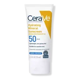 CeraVe Hydrating Facial Mineral Suncreen SPF 50