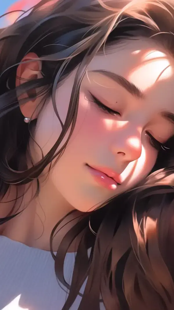 Cute animated girl wallpaper | Ai Art | Midjourney ai art generator