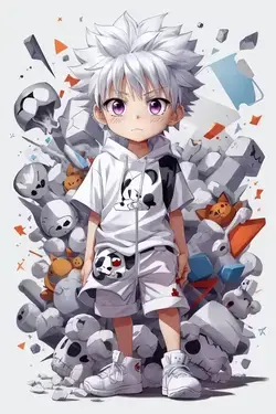 _design_tshirt_graphic_cute_cartoon_killua_full_white